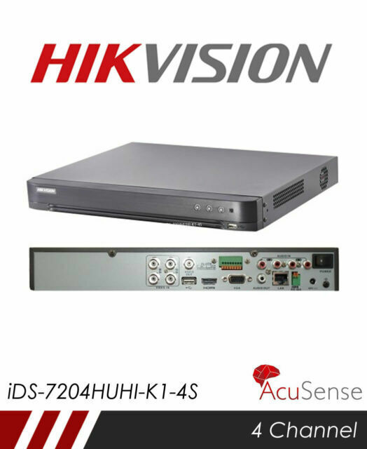 4-ch 5 MP 1U H.265 AcuSense DVR